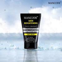 Mancode Daily Action Face Wash for Men with Vitamin C and Alpha Arbutin- Clear Skin, Oil Control, Acne Defense, Dark Spot Reduction, Pollution Protection - Pack of 1 | Men's Face Wash-100ml