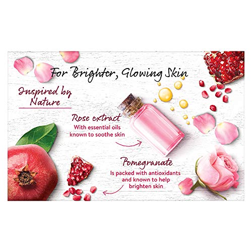PEARS Soft and Fresh Bathing Bar, 125g (Buy 3 Get 1 Free) & Natural© Pomegranate Brightening Bathing Soap Bar, 125 g (Pack of 3)
