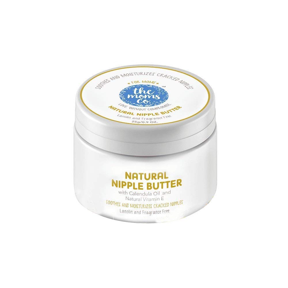 The Moms Co Natural Stretch Oil, 7 in 1 Natural Bio Oil Australia - Certified Toxin - Free and Mineral - Oil - Free Elasticity Belly Oil 100 ml & Nipple Butter Cream 25 g