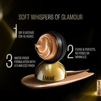 Lakmé Xtraordin-Airy Full Mattreal Mousse 01 Classic Ivory Fair, 25G