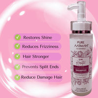 Pure Aatman Keratin Anti Hair Fall Shampoo Reduces Up to 100% Dandruff and Strengthens Hair With Bhringraj Extract & Hibiscus Extract Reduces Hair Breakage improves Scalp Health - 200 ml