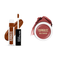 Insight Cosmetics Insight Non Transfer Lip Color Matte Texture12Hrs WaterproofTrue ColorSmudge Proof Paraben Free 100% Veg, 4ml(LG40-01) Crème Blusher, Face Makeup, Caramel Eclair, 3.5 gm(B-02=06)
