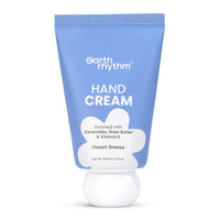 Earth Rhythm Hand Cream - Ocean Breeze for Dry & Rough Hand, Intense Moisturization Non Greasy , Fast Absorbing, Moisturizes, Enriched with Ceramides , Shea Butter, Cacao Seed Butter for Men & Women - 30ml