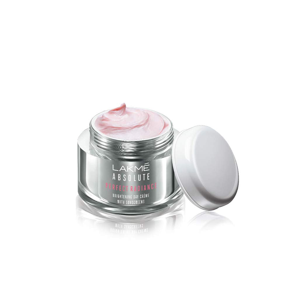 Lakmé Sun Expert Tinted Sunscreen For Dry Skin Type 50 Spf, 100 G & Absolute Perfect Radiance Brightening Day Crème (Cream) With Niacinamide & Micro Crystals 50G Pack of 2