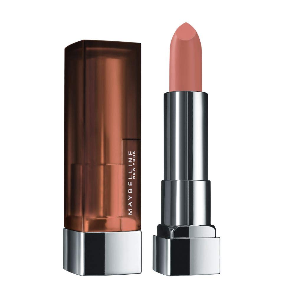 Maybelline New York Color Sensational Creamy Matte Lipstick, 656 Clay Crush, 3.9g and Maybelline New York Color Sensational Creamy Matte Lipstick, 630 Flaming Fuchsia, 3.9g