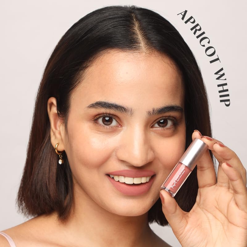 House Of Makeup Matte Liquid Lipstick MINIS with Hyaluronic Acid & Vitamin E | Long Lasting, Smudgeproof | Non-cakey, Non-drying | 2 ml | Apricot Whip