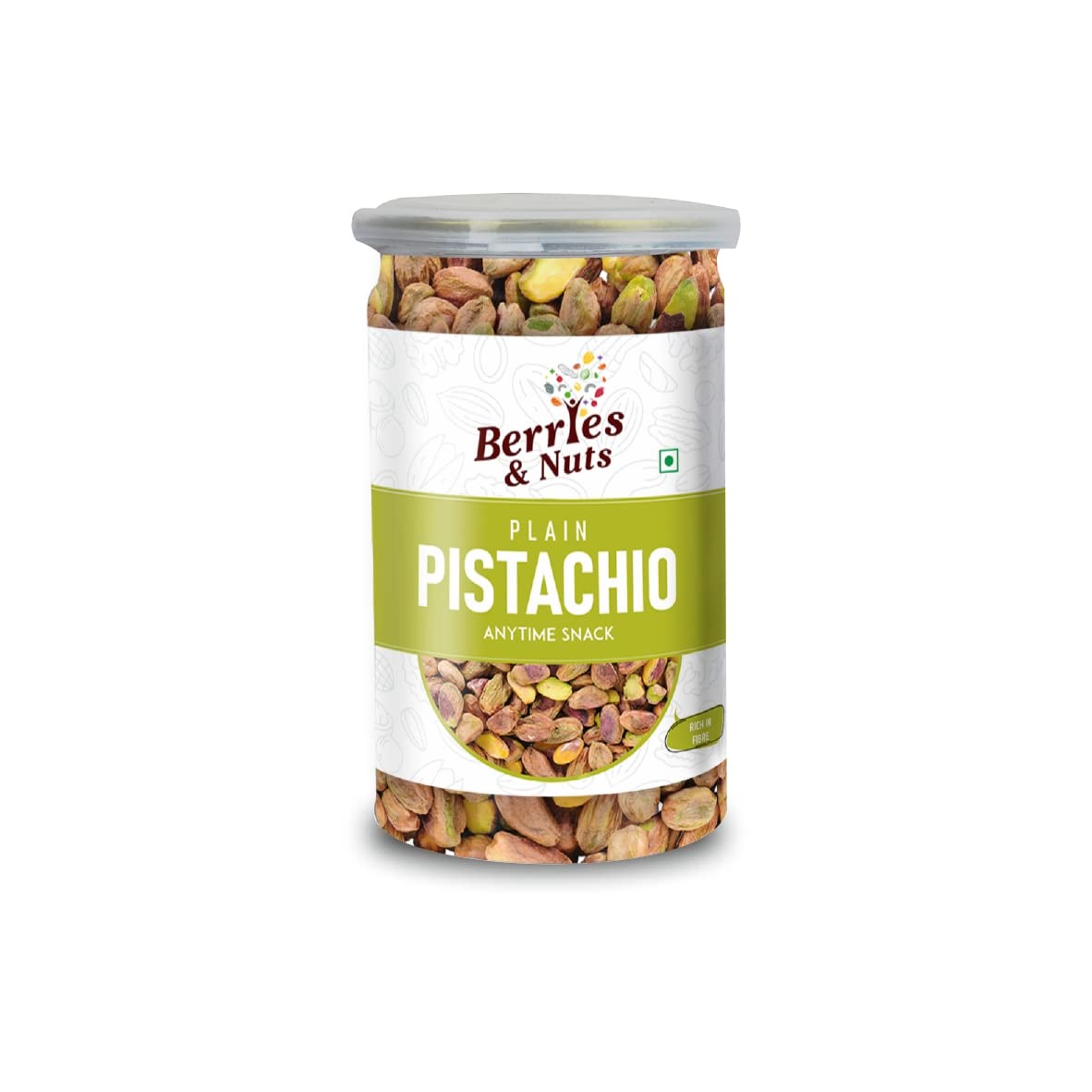 Berries And Nuts Premium Size Plain Pista Kernels | Pistachios without Shell, Unsalted Pista | 600 Grams | 3 Bottle of 200 Grams