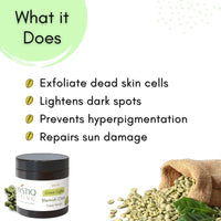 Mystiq Living Face Scrub for Men and Women | Green Coffee Blemish Clear Scrub - 100 GM | Exfoliating Scrub, Dark Spot Removal, Pigmentation, Skin Brightening | Tan Removal Coffee Scrub
