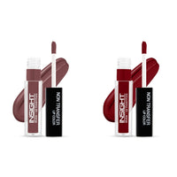 Insight Non Transfer Matte Lip Color, 4ml (LG40=30) & Non Transfer Lip Color, 4ml (03 Divine Wine)
