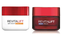 L'Oreal Paris Revitalift Anti-Wrinkles Radiance Moisturizing Day Cream SPF 35 PA++ - 50 ml + L'Oréal Paris Revitalift Night Cream, Hydrating and Boosting, With Dermalift technology + Pro-Retinol A, 50ml