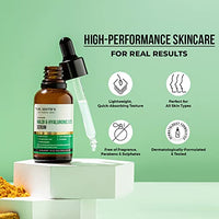 Dr. Sheth's Haldi & 2% Hyaluronic Acid Face Serum | With 1% Niacinamide 0.1% Collagen Peptide | For Intense Hydration, Plump & Bouncy Skin | For Normal, Dry & Oily Skin | Women & Men | 30 mL