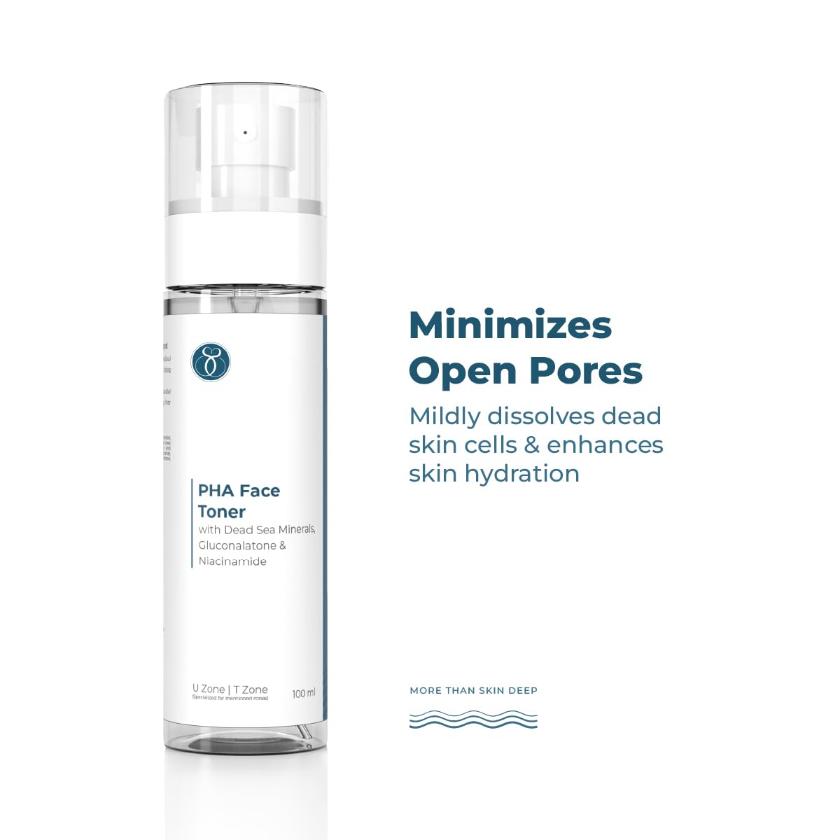SEASOUL PHA Face Toner - 100ml | Hydrating, Skin-Balancing & Pore-Refining Toner | With Dead Sea Minerals, Gluconolactone & Niacinamide | Toner for Clear, Smooth Skin