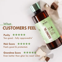 Nat Habit 100% Pure Coconut Oil For Skin & Hair, Non-Refined, LLP Free, Chemical Free & Preservative Free - 200 ml