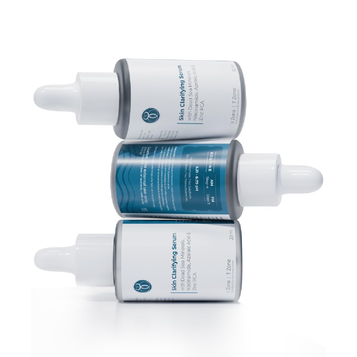 SeaSoul Skin Clarifying Serum 30ml | Pore Refining, Oil & Acne Control | Reduces Dark Spots, Blemishes & Redness | With Dead Sea Minerals, Niacinamide, Azelaic Acid & Zinc PCA | For Sensitive Skin