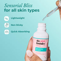 The Pink Foundry 12% Niacinamide Serum | Evens Skin Texture, Controls Excess Oil & Refines Pores | Lightweight & Non-Sticky | Super Clarifying Serum | All Skin Types | Dermatologically Tested | 30ml