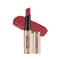 Swiss Beauty Non-Transfer Waterproof Lipstick with Jojoba Seed Oil | Matte Finish | Long-Lasting | Highly Pigmented | Shade- Coral Crush, 3gm