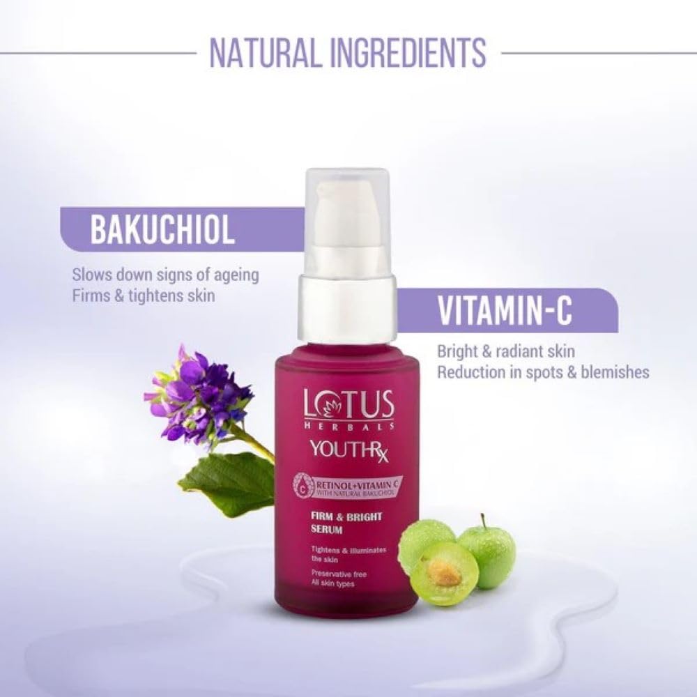 Lotus Herbals YouthRx Firm & Bright Cream_50g + Night Cream_50g + Face Serum_30g (Set Of 3)