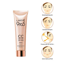 Lakmé 9 To 5 Complexion Care Cream, Medium, Radiant, Natural, Luminous, Dry| Bronze 9 G (Pack of 2)