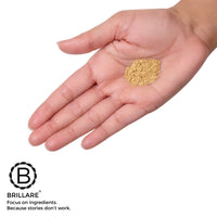 Brillare Vitamin C Face Wash for Pigmentation & Dark Spots, Coconut & Orange Face Wash for Skin Brightening, 100% Natural Powder Facewash, 30g