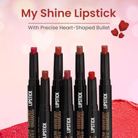 Swiss Beauty My Shine Creamy Lipstick with Vitamin E | Long Lasting Lipstick with Shiny finish | Shade- Truly Brown, 1.5gm