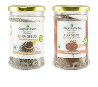Orgrain India Organic Chia Seeds 640g (Pack of 4 * 160g)