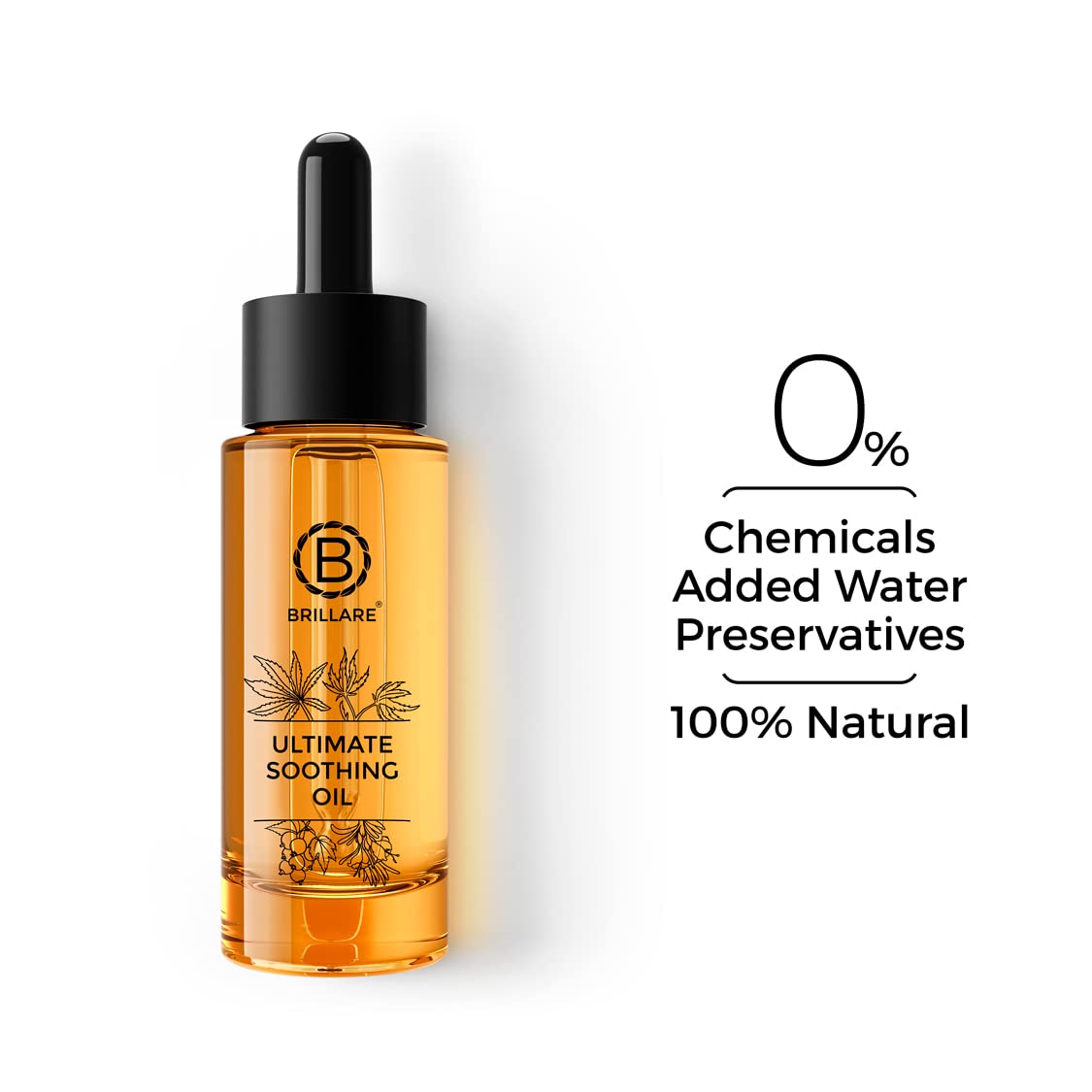 Brillare Ultimate Soothing Oil, 100% Natural Body Oil, Rosemary (30 ML), Zero Chemicals