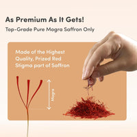 Mylo Pure Saffron for Pregnant Women (Kesar) - 1g | Improves Digestion | Reduces Pain & Cramps | Improves Sleep | Clinically Tested