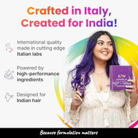 2.Oh! Italian- Steel Grey Hair Color For Women & Men | Ammonia-Free DIY Semi Permanent Hair Color | Enriched with Argan Oil | Lasts upto 5-6 Washes