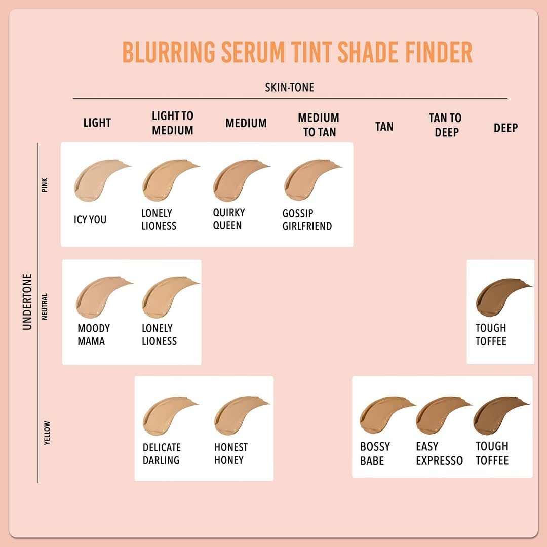 LoveChild Masaba Skip Everything 4-in-1 Skin Tint, Primer, Moisturizer, Sunscreen SPF 20 & Foundation, Blurring Serum Tint, Seamless Coverage & Natural Finish, Icy You (Ivory) 10ml