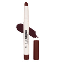 Swiss Beauty Non-Transfer Matte Cat Lip Crayon | Water-Resistant | Long-Lasting 8 Hours Stay | Retractable Lip Crayon | Shade - Wine Berry, 1.5g |