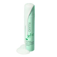 Orimii 100% Pure Mineral Sunscreen SPF 50 with Watery Texture & Zero White Cast | Super Lightweight & Blends Easily on Skin | With Zinc Oxide & Hyaluronic Acid | Fragrance Free & Pregnancy Safe 50ml