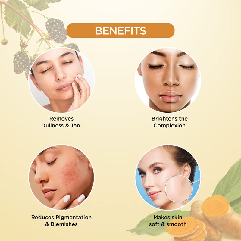 Moha: Herbal Radiance Face Mask For Nourished And Bright Skin - Reduces Dullness & Tanning - Ayurvedic Formula With No Paraben, No Sulphate, Mineral Oil & Artificial Colour - 100G (Pack Of 1)