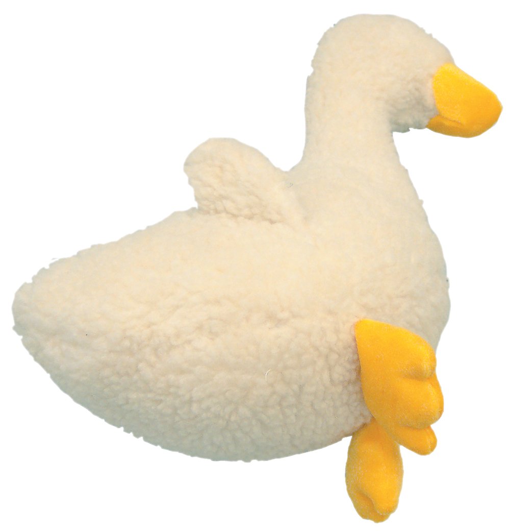 SPOT by Ethical Products Super Soft Vermont Fleece Dog Toys - Calming Dog Toy with Squeaker Dog Toy For Small Dog Puppy Toys Large Dogs Toys Chew Squeak Puppy Interactive Fetch Toy- Duck