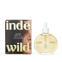 indē wild Champi Hair Oil (10 ml) with Rosemary Oil, Brahmi, Amla, and Bhringraj | Ayurvedic Hair Growth Oil for Dandruff, Hairfall, & Thicker, Fuller Hair | 16+ Ayurvedic Actives | Calming Fragrance