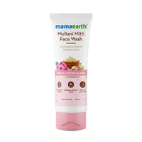 Mamaearth Charcoal Face Wash with Activated Charcoal & Coffee for Oil Control (100ml),Mamaearth Multani Mitti Face Wash with Multani Mitti & Bulgarian Rose For Oil Control & Acne | Suit