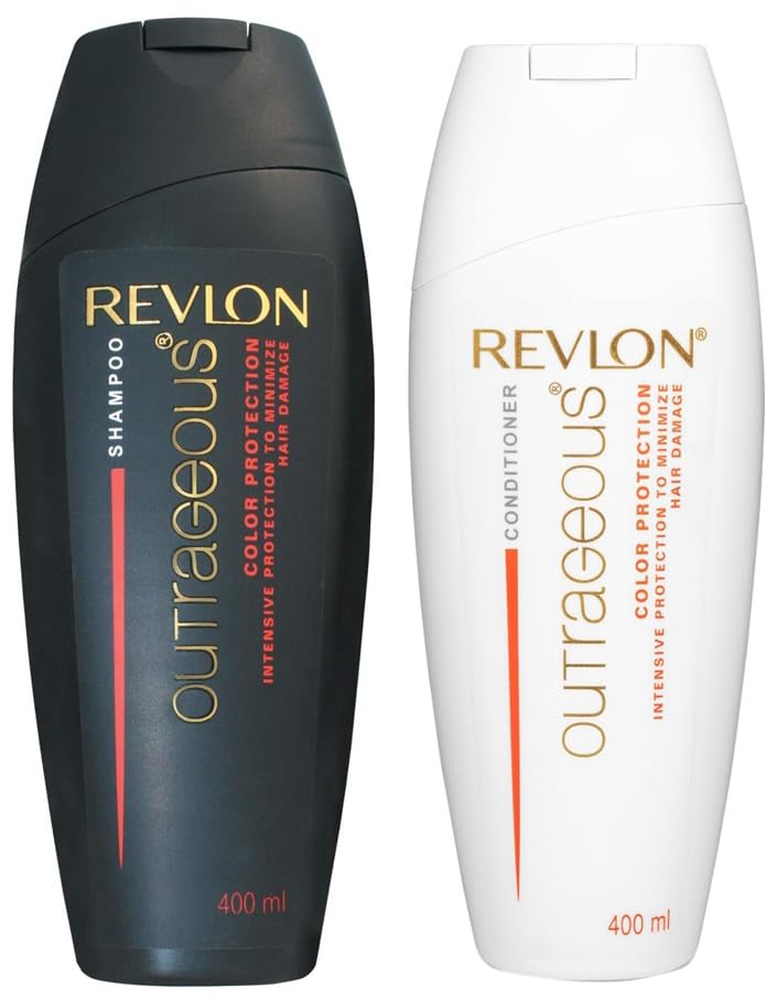 Revlon Outrageous Color Protection Shampoo, 400ml & Outrageous Color Protection Conditioner, 400ml