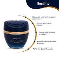 OCEGLOW-Powerful Marine Extracts Anti Aging Water Face Cream & Intense Hydration Face Wash | Face Wash For Acne Prone Skin & Cream For Wrinkles & Fine Lines | Daily Skin Care Regime