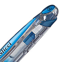 Pentel Arts Slicci Metallic 0.8 mm Needle Tip Gel Pen, Metallic Blue Ink, Box of 12 (BG208-MC) 0.8mm 12 Count (Pack of 1)