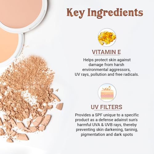 Iba Pure Skin Perfect Look Long Wear Mattifying Compact - Fair Pearl, 9g | Even Coverage | Oil Free | Matte Finish | SPF 15 | Face Makeup | 100% Natural | Halal Certified & Vegan Makeup