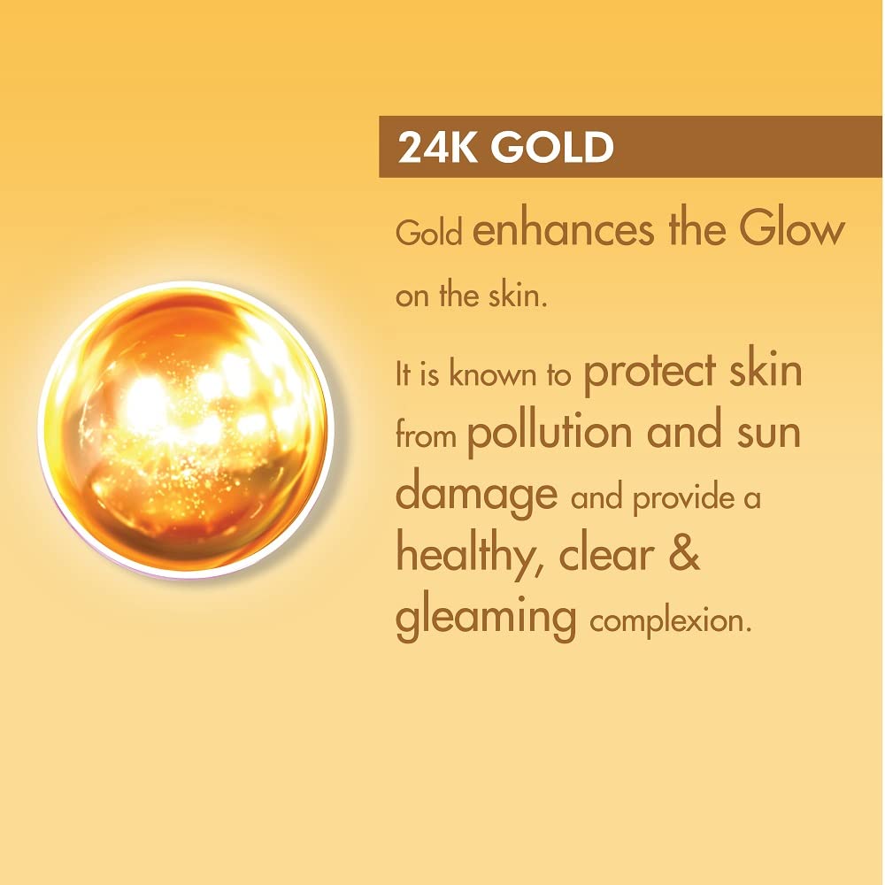 NATURES ESSENCE 24K Liquid Gold Radiance Boosting Serum | Face Serum For Glowing Skin, 30Ml