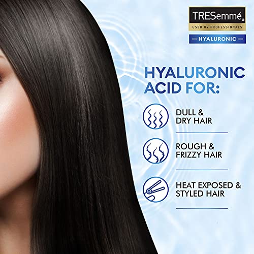 TRESemme HYALURONIC Moisture Boost Shampoo, with Hyaluronic Acid, Sulphate Free & Paraben Free, for Dry Hair, 370 ml