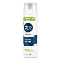 NIVEA MEN Shaving, Sensitive Shaving Foam, 250ml & NIVEA Deo Fresh Active Roll On, 50ml
