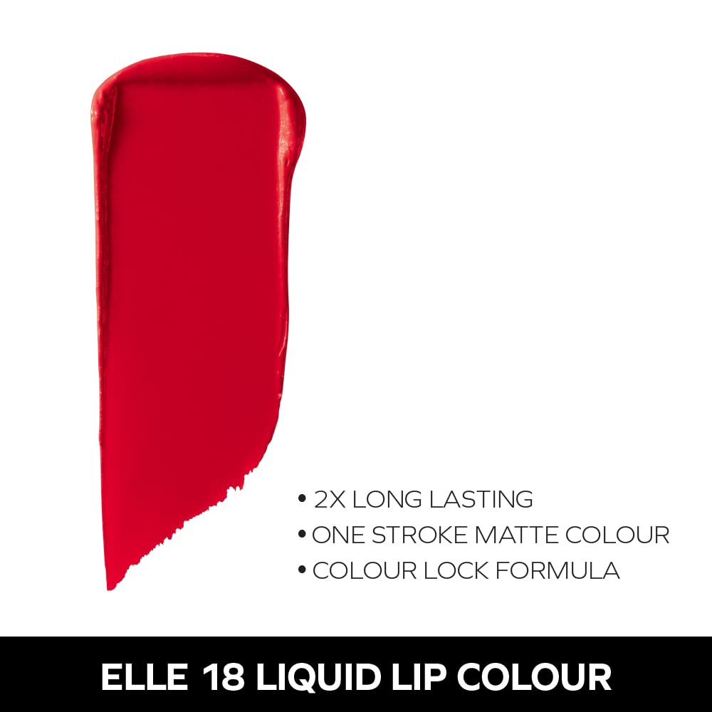 Elle 18 Lipstick Rhubarb Red (Matte) & Lipstick Pink Blossom (Matte)
