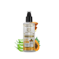 Khadi Natural Sunscreen SPF 30 PA++ with Kokum Butter & Herbal Extracts|Non-sticky Sunscreen Lotion| Reduces fine lines|Keeps skin hydrated| Suitable for all skin types| Paraben Free | 100ml