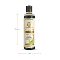 Khadi Natural Amla & Bhringraj Shampoo/Cleanser for Controlling Dandruff & Hair fall | Shampoo for Reducing Scalp Irritation | Paraben & Sulphate-Free | Suitable for All Hair Types, 210ml