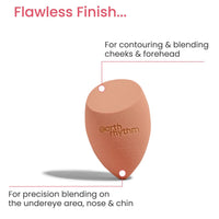Earth Rhythm Beauty Blender Makeup Sponge | Three Cut Sponge, Olive Cut Sponge | Latex Free | Flawless Application | Wash & Reuse - Pack of 2