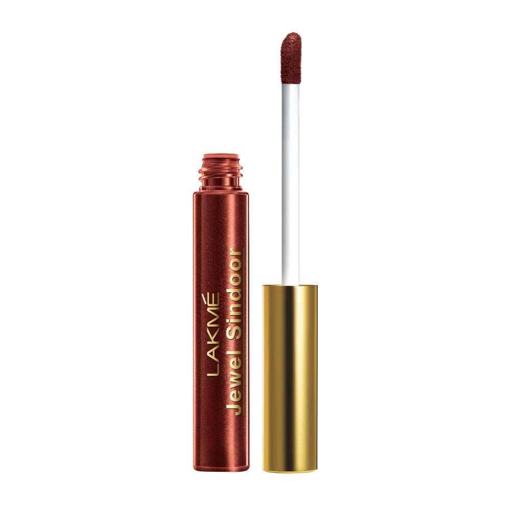 Lakmé Absolute Shine Glossy Liquid Eye Liner, Black, 4.5Ml And Lakmé Jewel Sindoor, Maroon, 4.5Ml