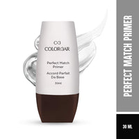 Colorbar Waterproof Liquid Eyeliner, Black, 2.5Ml And Colorbar New Perfect Match Primer, 30Ml, Satin