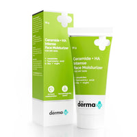 The Derma Co Ceramide + HA Intense Moisturizer Cream With Hyaluronic Acid | For Dry Skin | Repairs Dry & Dull Skin | Locks In Moisture | 50 g