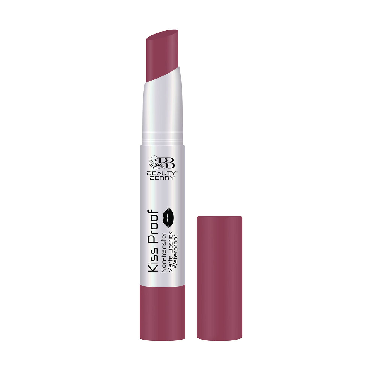 Beauty Berry Matte Lipstick | Highly Pigmented, Long Lasting, Non-Drying, Non-Transfer, Waterproof & Smudge Proof | On Mode